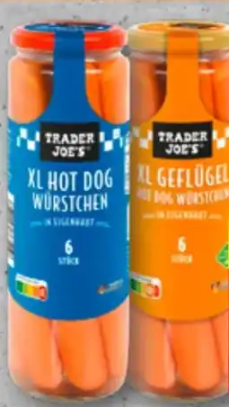 Aldi Nord Trader Joe's XL Hot Dogs Würstchen Angebot