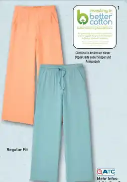 Aldi Nord Up2Fashion Damen Musselin-Hose Angebot