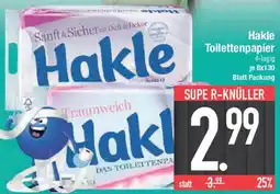 E-Center Hakle Toilettenpapier Angebot