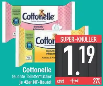 E-Center Cottonelle feuchte Toilettentücher Angebot