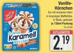 E-Center GUT & GÜNSTIG Vanille Hörnchen Angebot