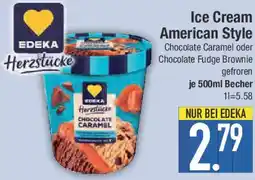 E-Center EDEKA Herzstücke Ice Cream American Style Angebot