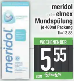 E-Center meridol oder elmex Mundspülung Angebot