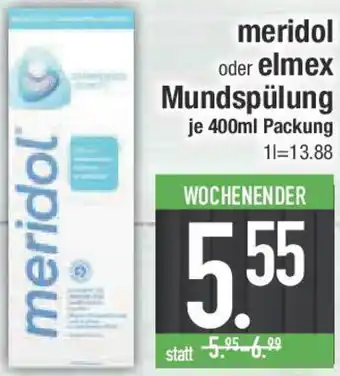 E-Center meridol oder elmex Mundspülung Angebot
