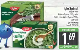 E-Center iglo Spinat Angebot