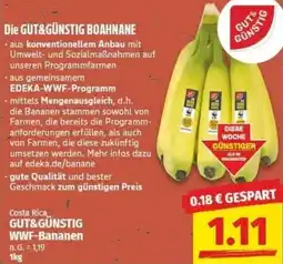 NP Discount GUT&GÜNSTIG WWF-Bananen Angebot
