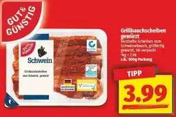 NP Discount GUT & GÜNSTIG Grillbauchscheiben gewürzt Angebot
