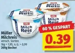 NP Discount Müller Milchreis Angebot
