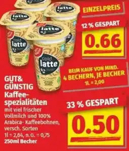 NP Discount GUT& GÜNSTIG Kaffeespezialitäten Angebot