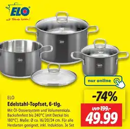 Lidl ELO Edelstahl-Topfset, 6-tlg. Angebot