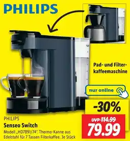 Lidl PHILIPS Senseo Switch Angebot