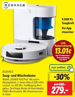 Lidl ECOVACS Saug- und Wischroboter Angebot