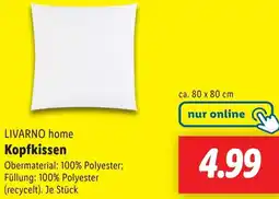 Lidl LIVARNO home Kopfkissen Angebot