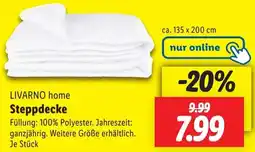 Lidl LIVARNO home Steppdecke Angebot