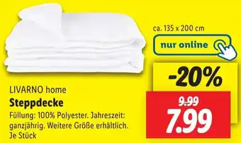 Lidl LIVARNO home Steppdecke Angebot