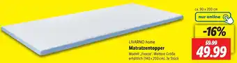 Lidl LIVARNO home Matratzentopper Angebot