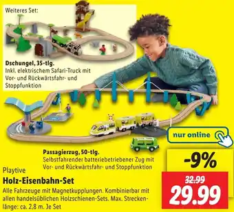 Lidl Playtive Holz-Eisenbahn-Set Angebot