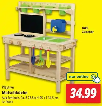 Lidl Playtive Matschküche Angebot