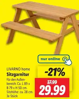Lidl LIVARNO home Sitzgarnitur Angebot