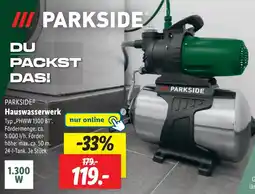 Lidl PARKSIDE Hauswasserwerk Angebot