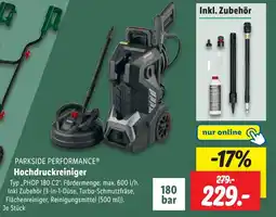 Lidl PARKSIDE PERFORMANCE Hochdruckreiniger Angebot