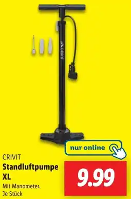 Lidl CRIVIT Standluftpumpe XL Angebot