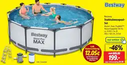Lidl Bestway Stahlrahmenpool Set Angebot
