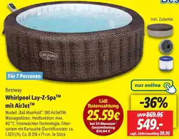 Lidl Bestway Whirlpool Lay-Z-Spa mit AirJet Angebot