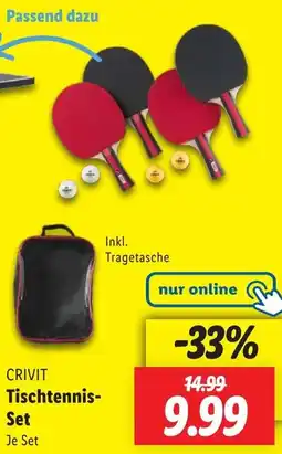 Lidl CRIVIT Tischtennis Set Angebot