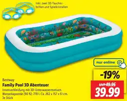 Lidl Bestway Family Pool 3D Abenteuer Angebot