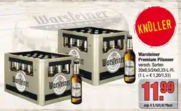 Profi Getränke Warsteiner Premium Pilsener Angebot