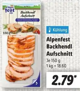 Lidl Alpenfest Backhendl Aufschnitt Angebot