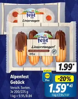 Lidl Alpenfest Gebäck Angebot