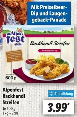 Lidl Alpenfest Backhendl Streifen Angebot