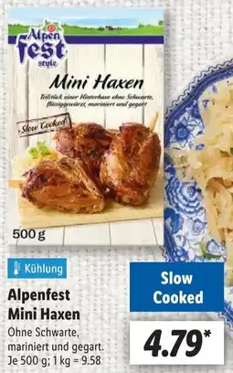 Lidl Alpenfest Mini Haxen Angebot