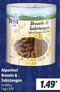 Lidl Alpenfest Brezeln & Salzstangen Angebot