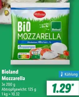 Lidl Bioland Mozzarella Angebot