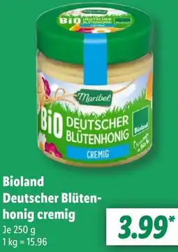Lidl Bioland Deutscher Blütenhonig cremig Angebot