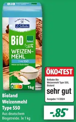 Lidl Bioland Weizenmehl Type 550 Angebot