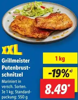 Lidl Grillmeister Putenbrustschnitzel Angebot