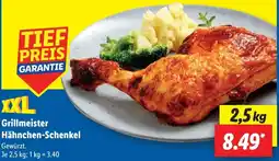 Lidl Grillmeister Hähnchen-Schenkel Angebot