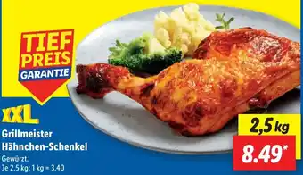 Lidl Grillmeister Hähnchen-Schenkel Angebot