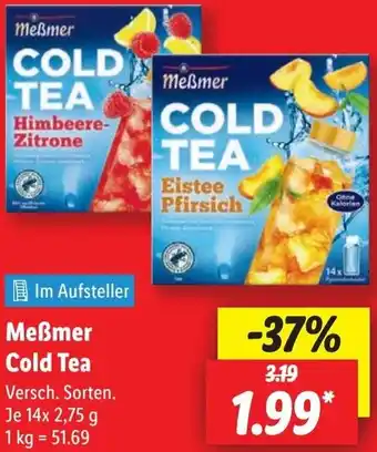 Lidl Meẞmer Cold Tea Angebot
