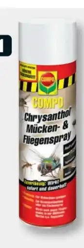 B1 Discount Baumarkt Compo Chrysanthol Mücken- & Fliegenspray Angebot