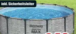 B1 Discount Baumarkt BestWay Frame Pool Set Steel Pro Max Angebot