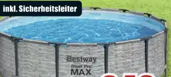 B1 Discount Baumarkt BestWay Frame Pool Set Steel Pro Max Angebot
