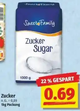 NP Discount Sweet Family Zucker Sugar Angebot