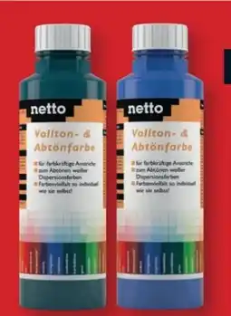 B1 Discount Baumarkt Netto Vollton- und Abtönfarbe Angebot