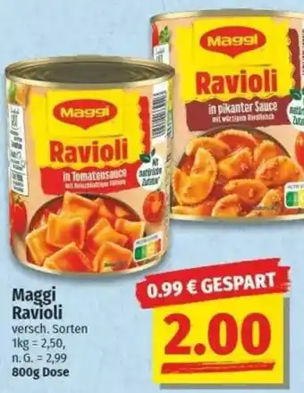NP Discount Maggi Ravioli Angebot