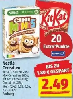 NP Discount Nestlé Cerealien Angebot